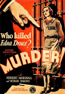 ‘Murder!’ (1930) is an overly talky early Hitchcock talkie
                       